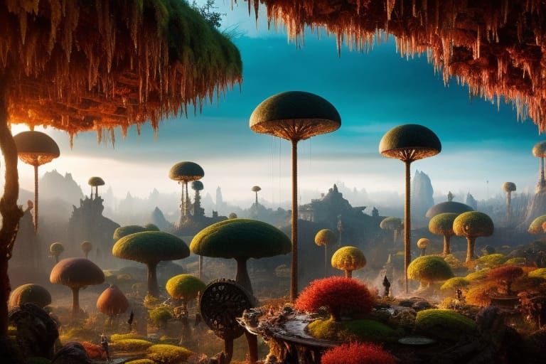 Trypophobic Mushrooms in Lost Magic Wood