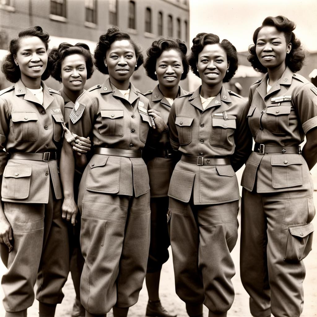 BIPOC Women of the 6888th WAAC Portrait