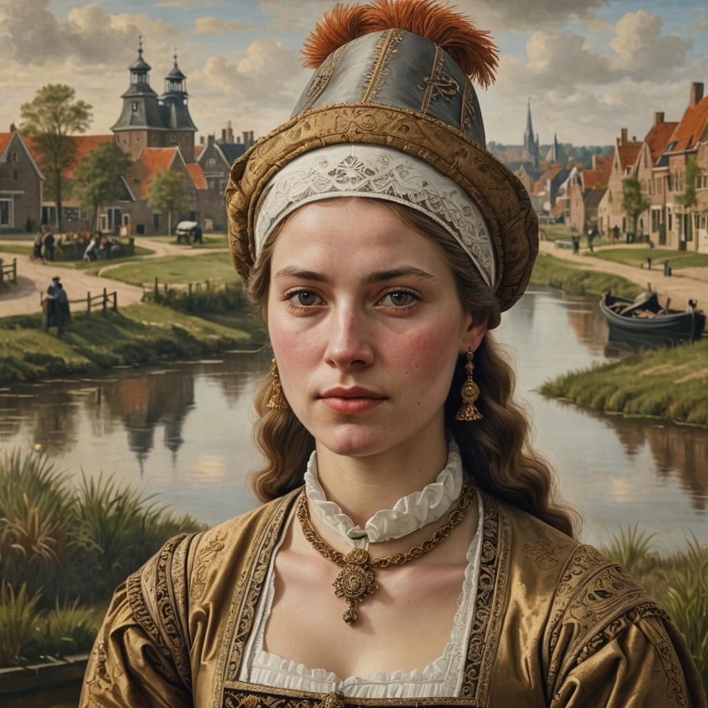Dutch Golden Age Portrait of Neeltje Jansdr Aleman