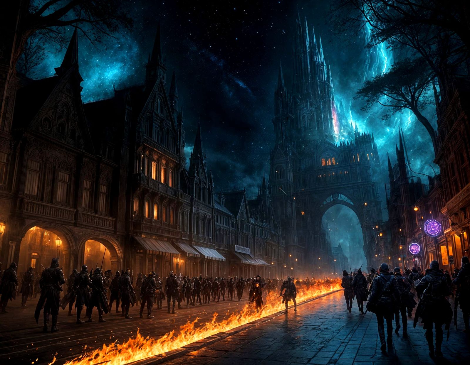 Fantastical Land of Confusion: Detailed Matte Painting