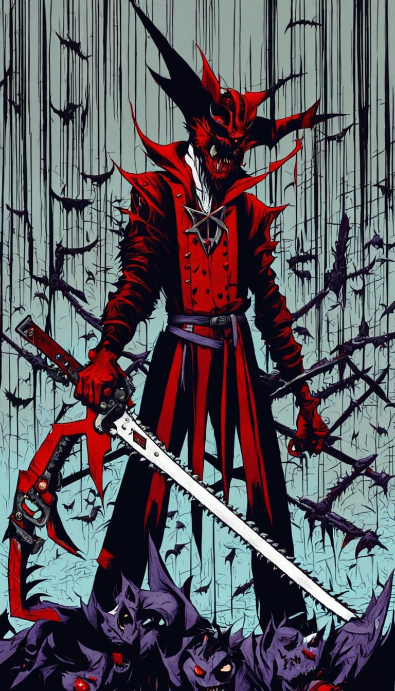 Evil Chainsaw Warrior