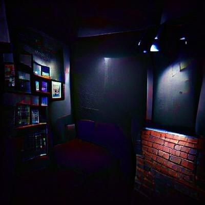 AI Generated Dark Corner: A Digital Interpretation