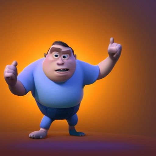 Whimsical Fart Concept Art in 3D Digital Style