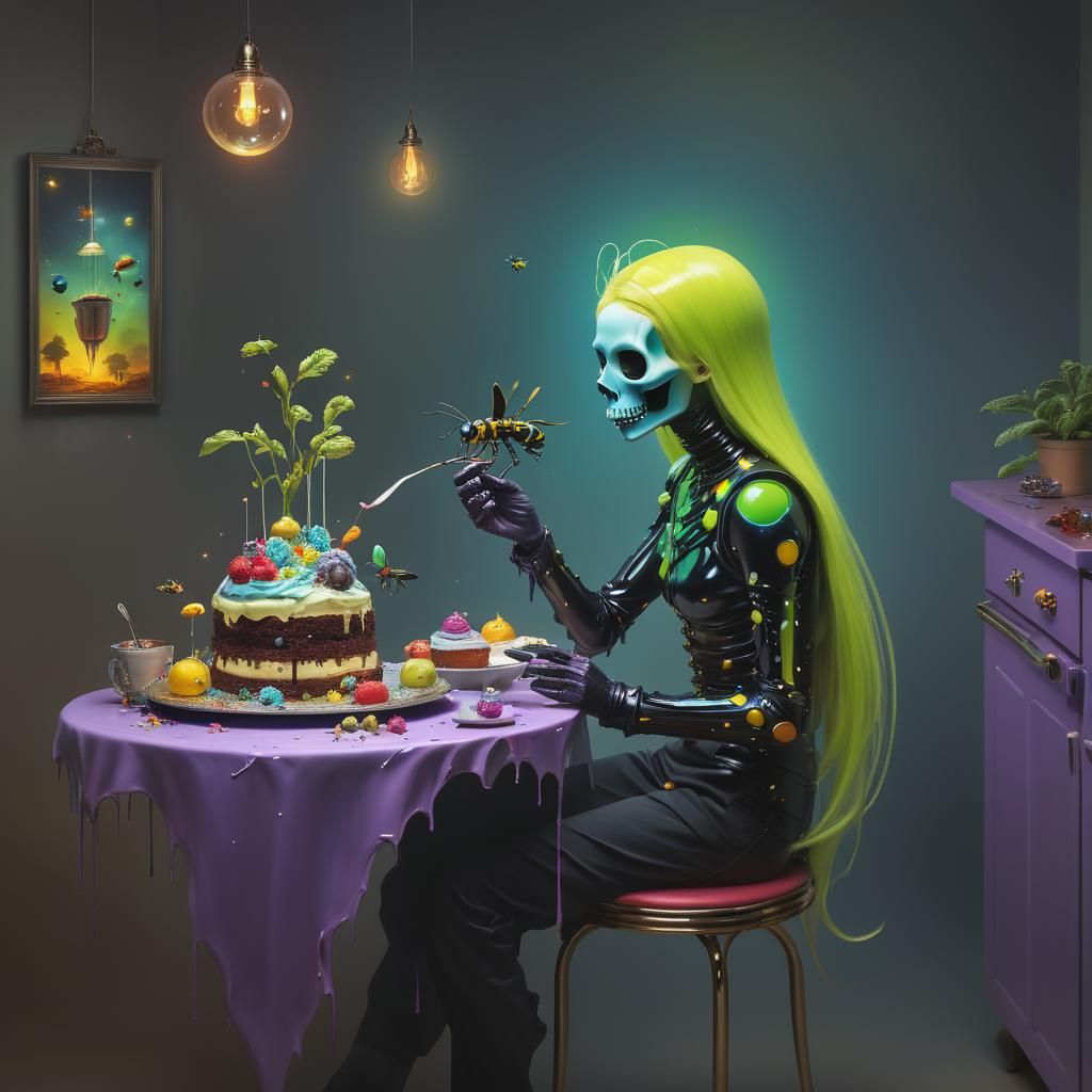 Le gâteau d'anniversaire