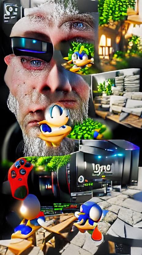 Abstract Image Generated From Empty Prompt