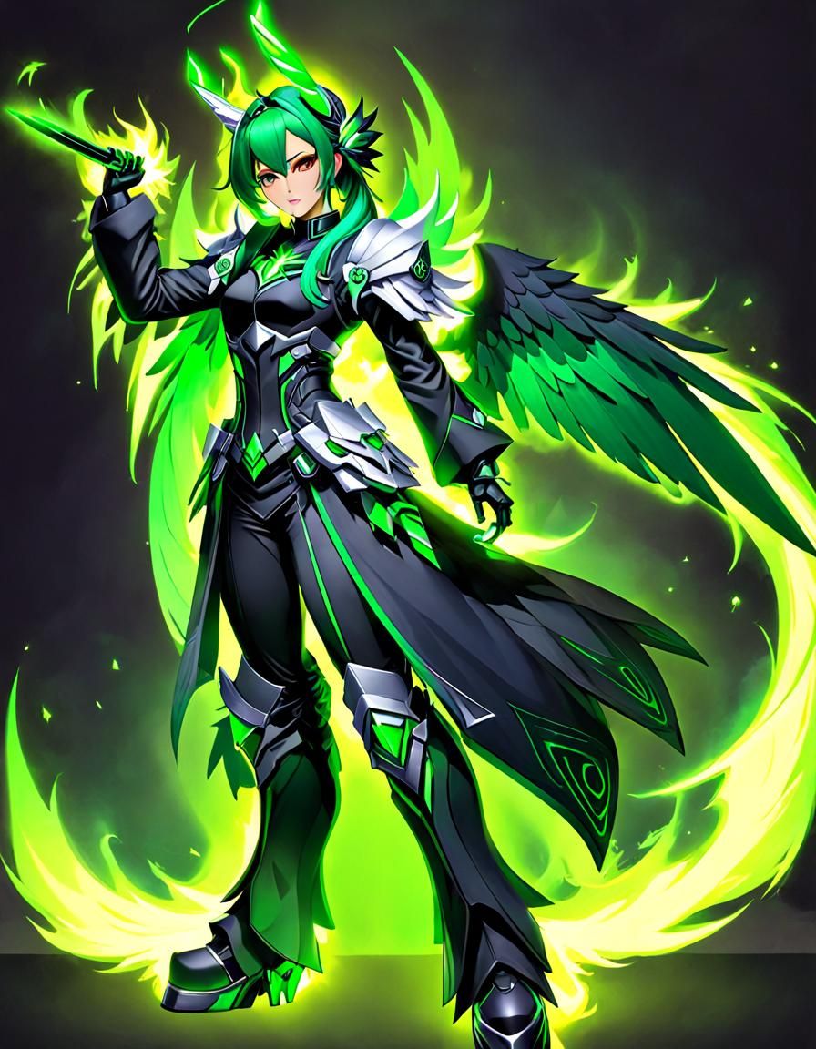 Nephalem: Angel and Demon in Dramatic Digital Art