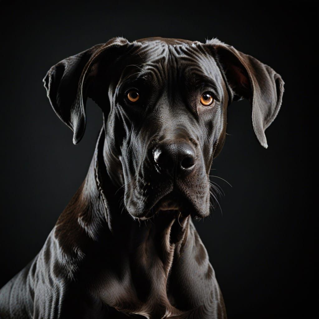 Great Dane Studio Portrait Photography