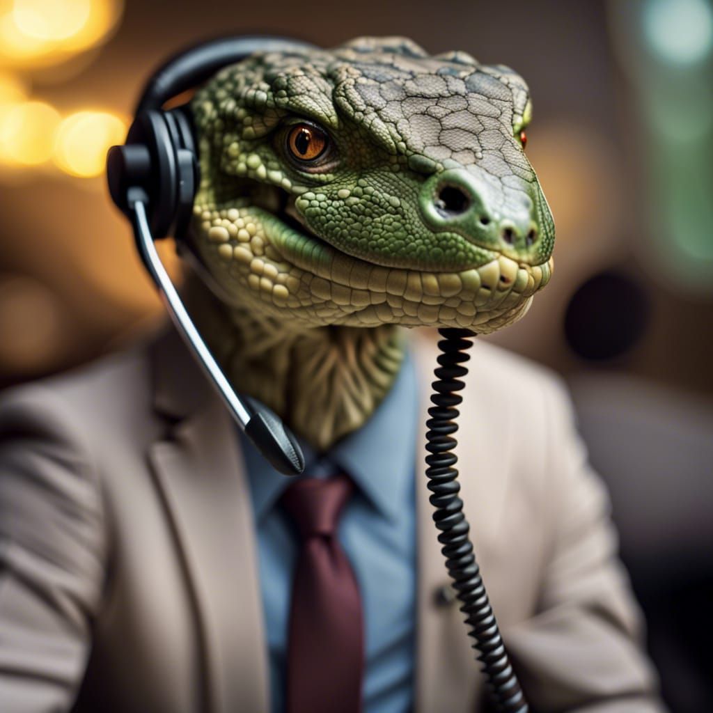 Reptile Telemarketer: Professional DSLR Photography