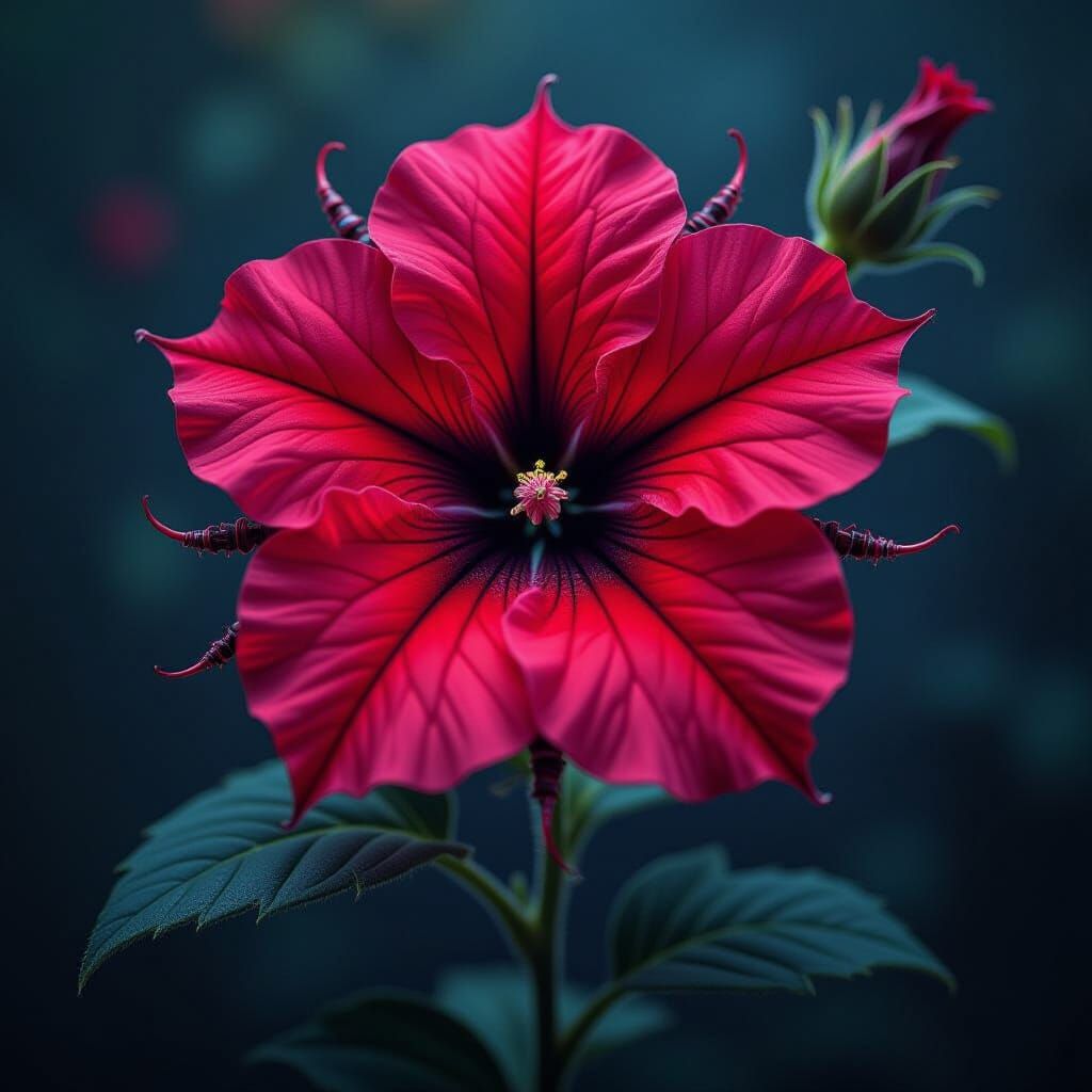 an ultra-realistic, highly detailed image of a cybernetic re...