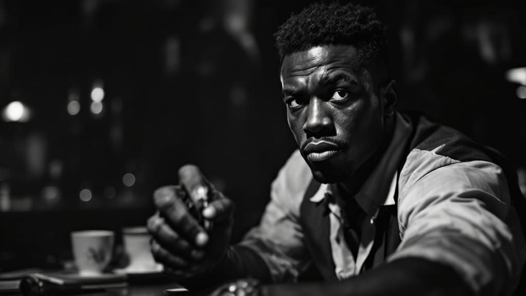 Photorealistic Portrait of a Powerful 1930s Businessman