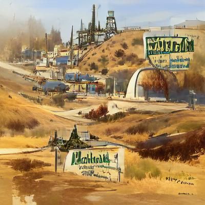 Fallout Inspired Martinez Concept Art
