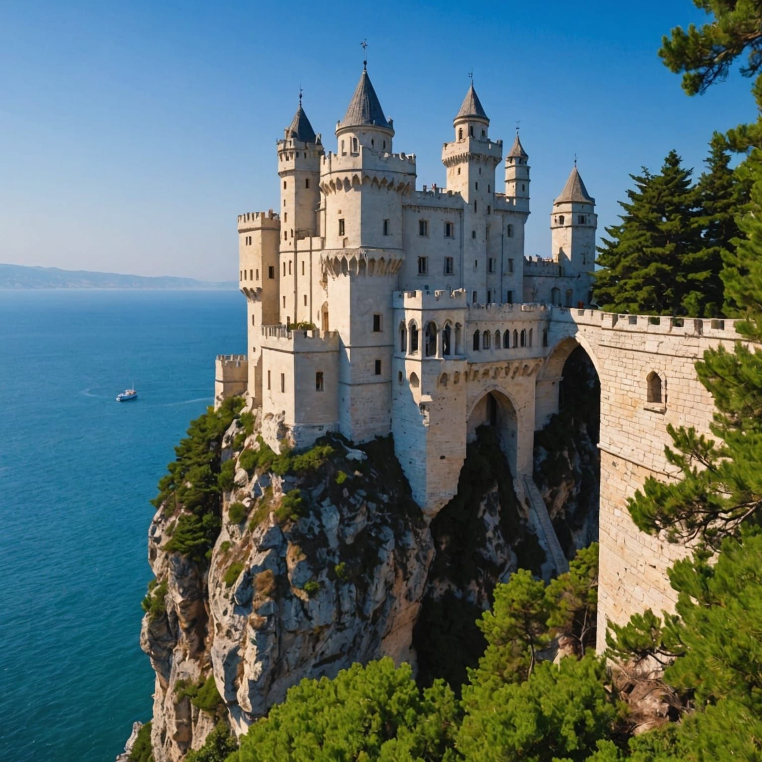 Swallow's Nest Castle, Crimea: A Landmark View