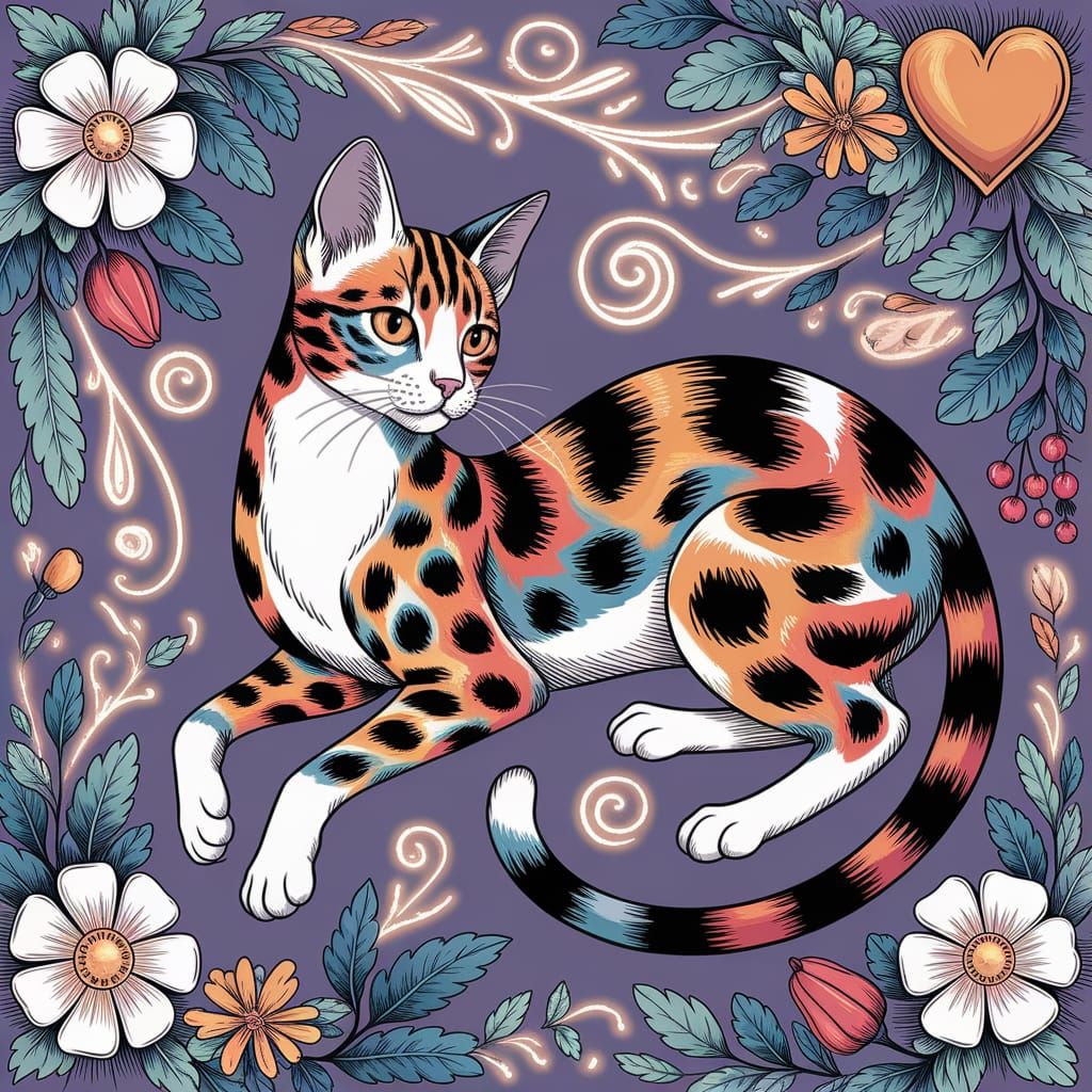 Surreal Whimsy in an Ink and Pen Sketch