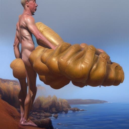 Fart Cloud in Oil Painting Style