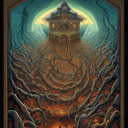 Grotesque Politician Sandwich with Alien Entities