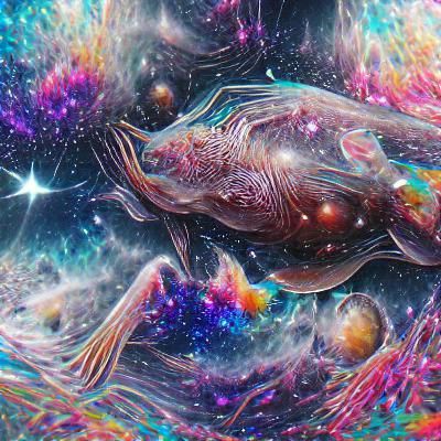 Holographic Cosmic Nebulae in Astral Mixed Media