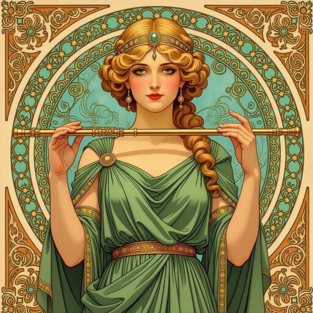 Elegant Etruscan Goddess of Song Lyrics