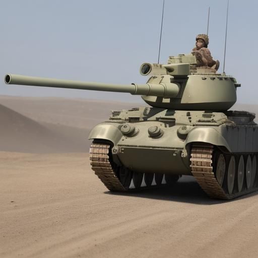 Simple Tank Image Generated by AI