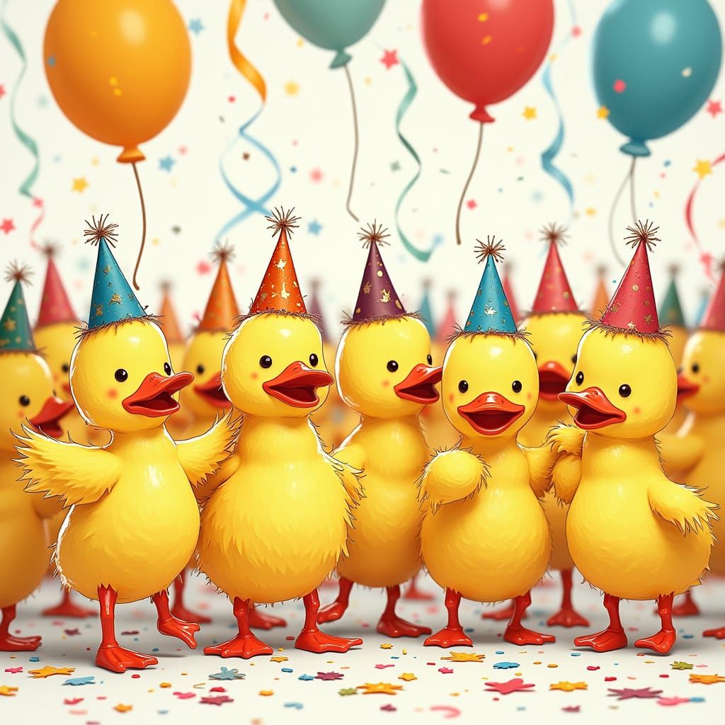 Ducklings' Party: A Whimsical Celebration