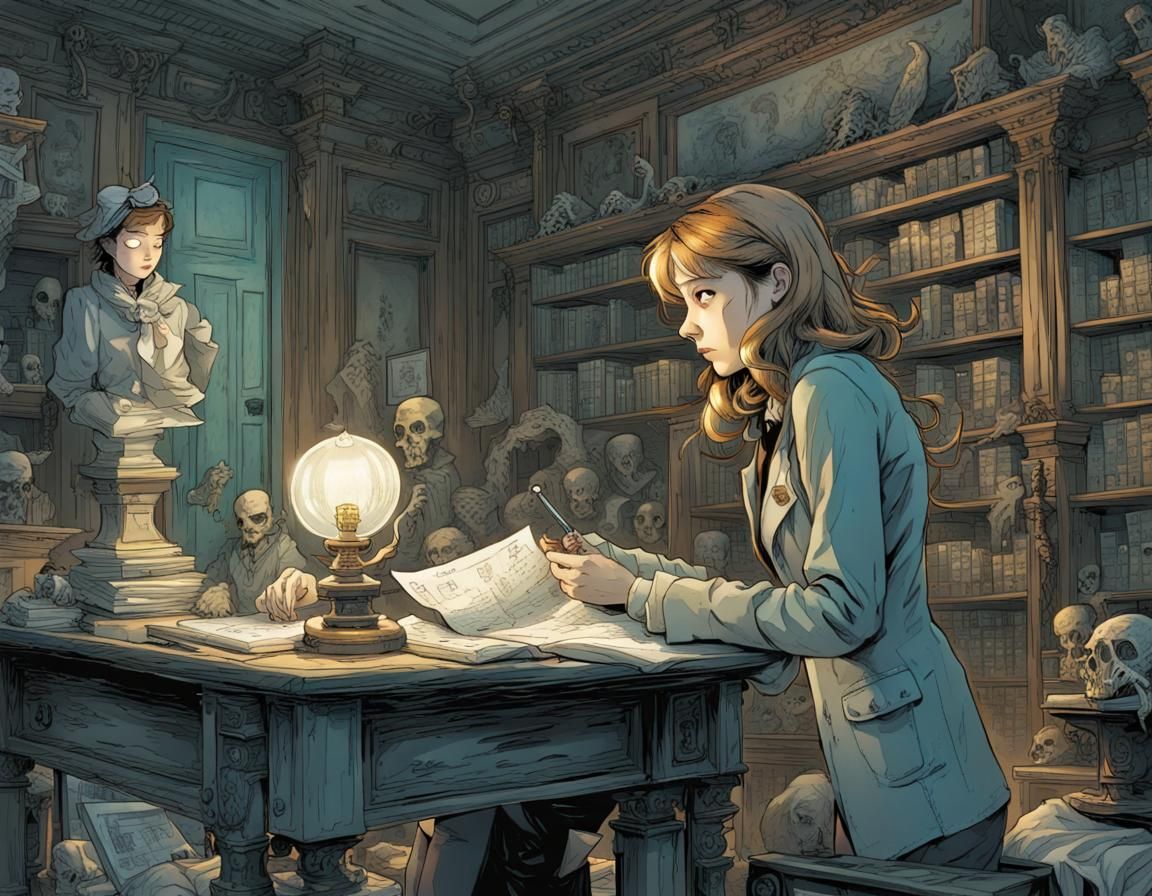 Nancy Drew Investigates a Haunted Mansion