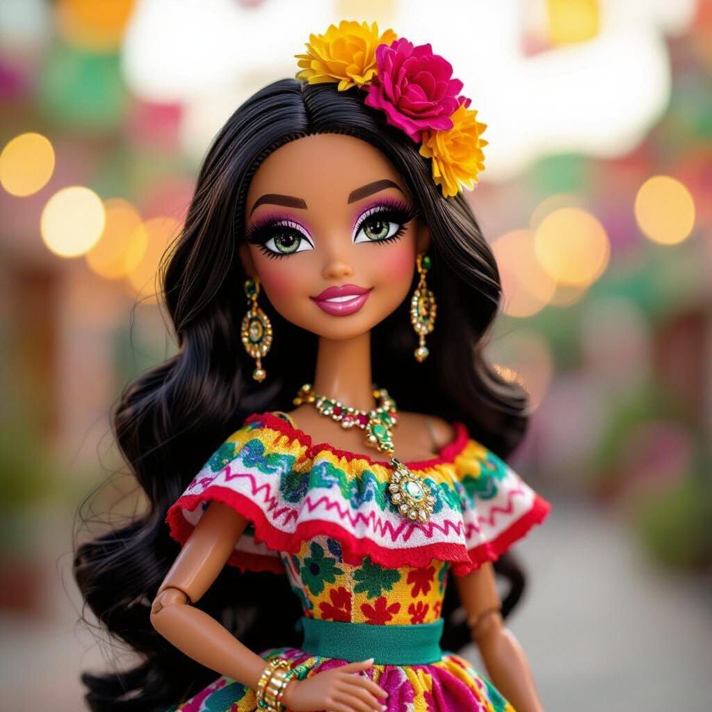 Bratz Doll in Mexican-Inspired Fiesta Attire