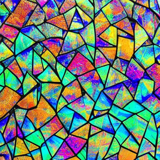 Stained glass colours