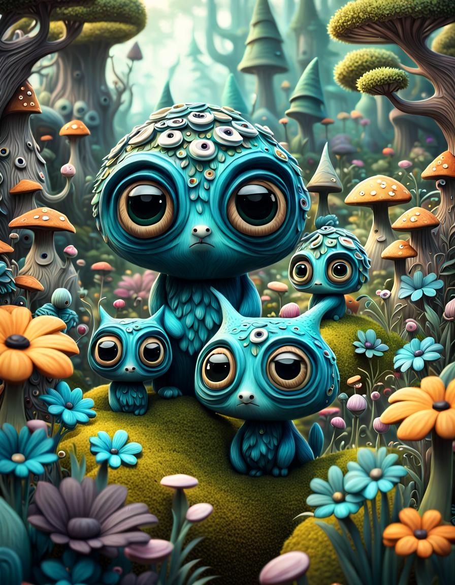 Maximumism Wierd otherworldly Ultra cute popsurrealism whims...