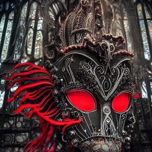 Surreal Biomechanical Beauty in Dark Fantasy Style