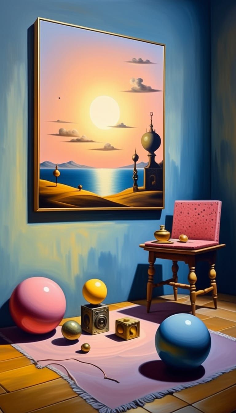 Enigmatic Still Life in the Style of Old Masters