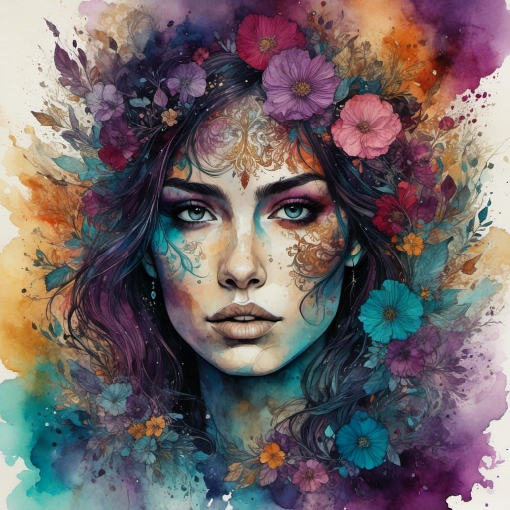 Charming Storybook Illustration with Gentle Details