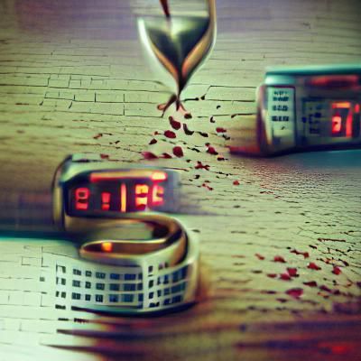 Time and Love Abstract AI Image