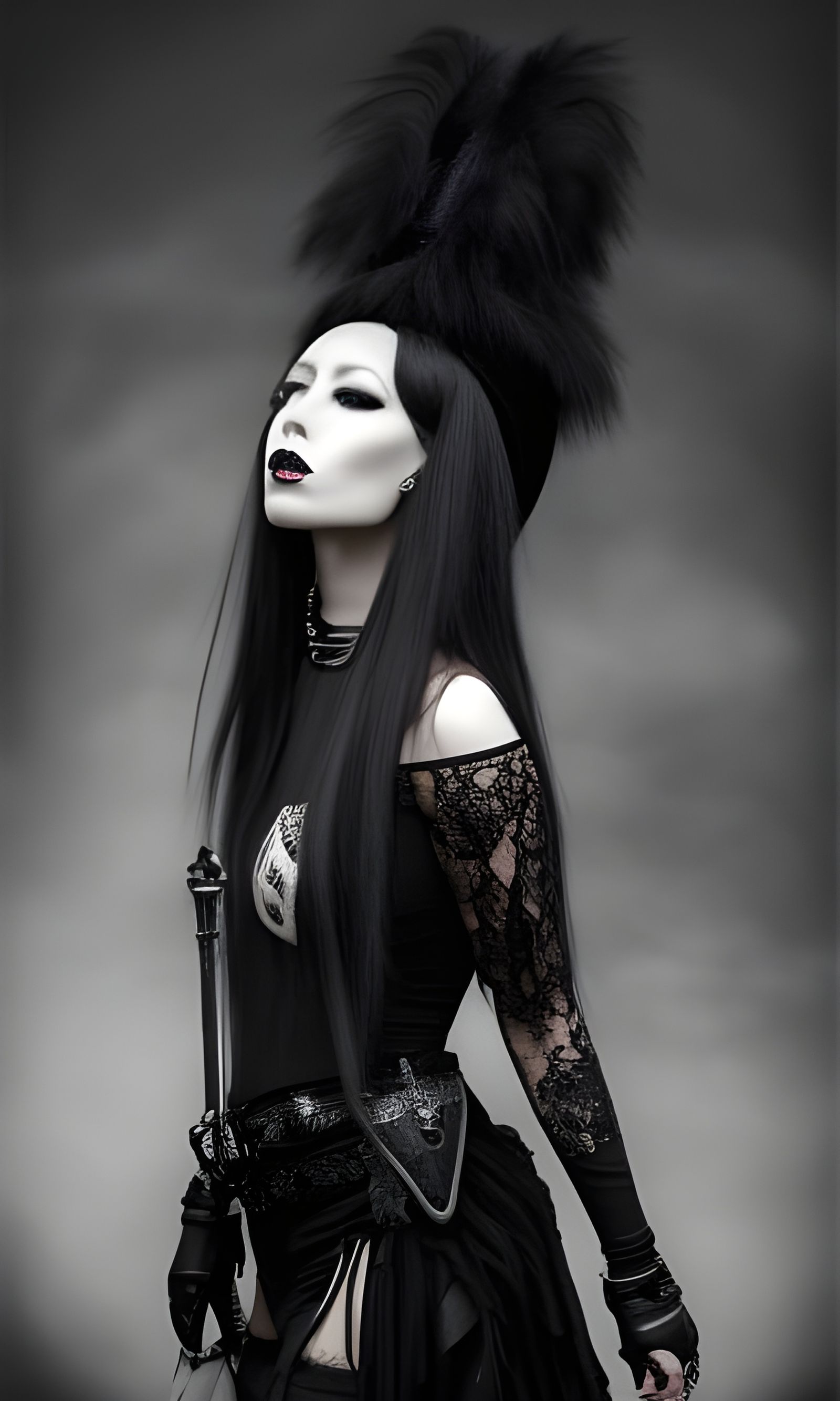 asian goth girl