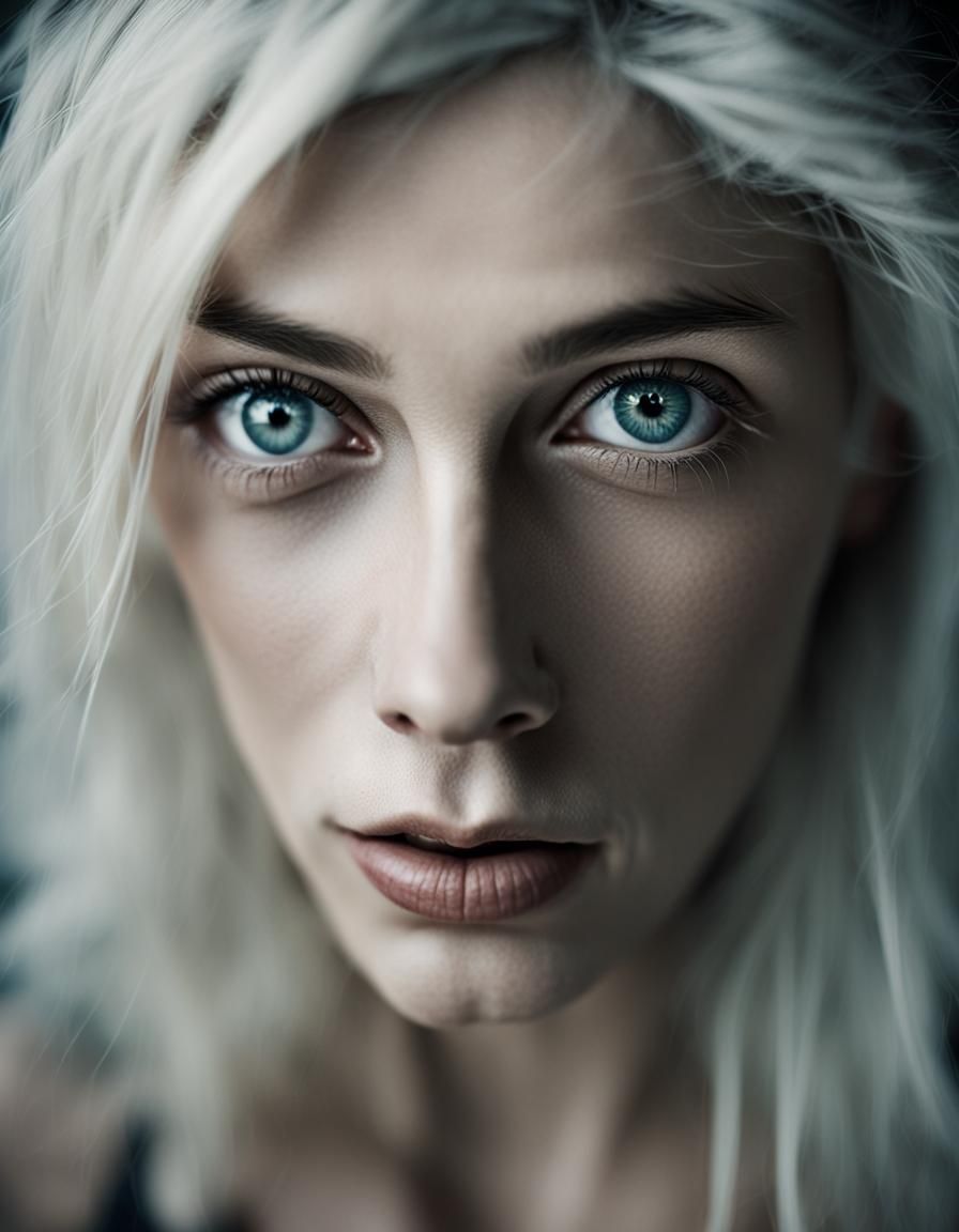 Striking Portrait of a 1950s Mistress in Ambient Light