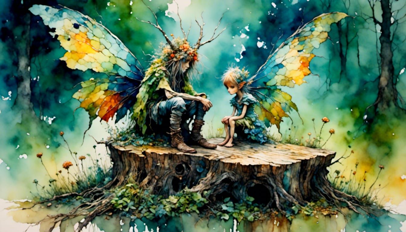 brother and sister fairies