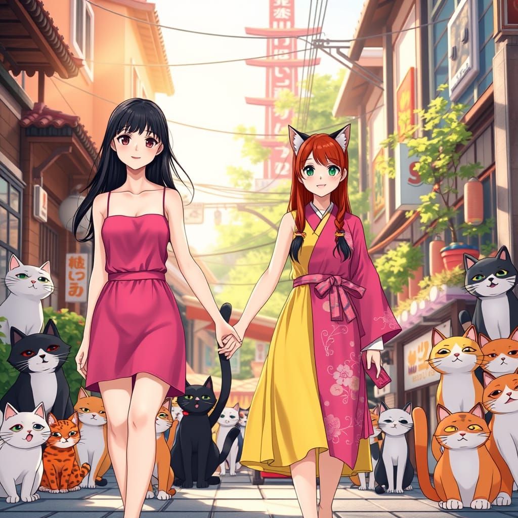 Visiting the Cat Town