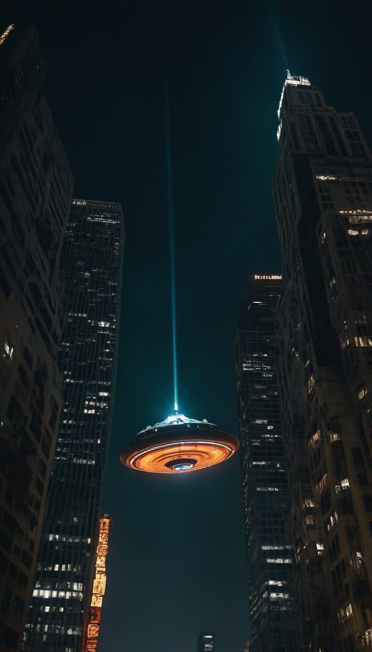 Cosmic Discovery in Golden Hour Los Angeles