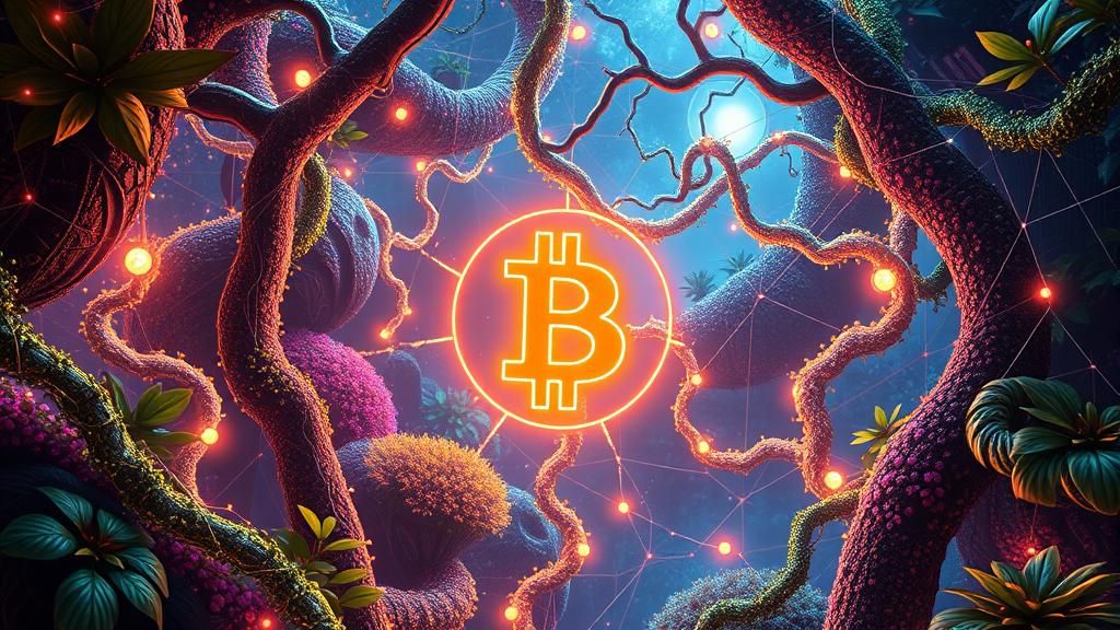 Interconnected Life: Bitcoin in a Futuristic Landscape