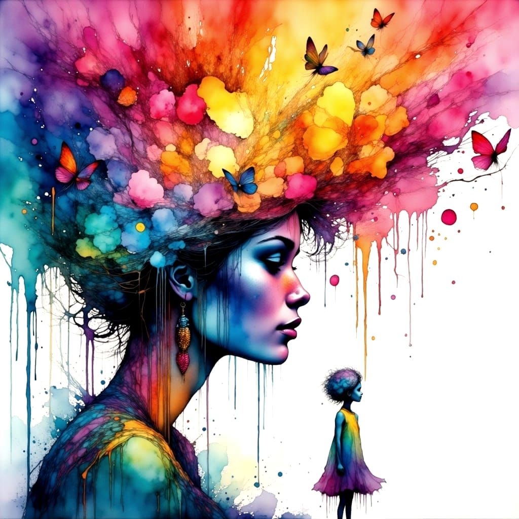 Vibrant True Colors Shine Through in a Beautiful Rainbow Hue...