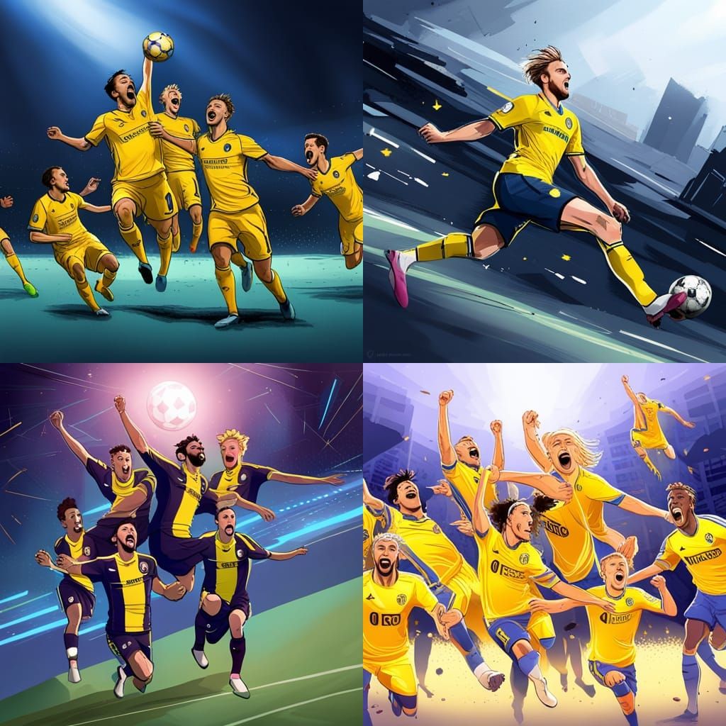 Hashtag United Wins Champions League: Concept Art