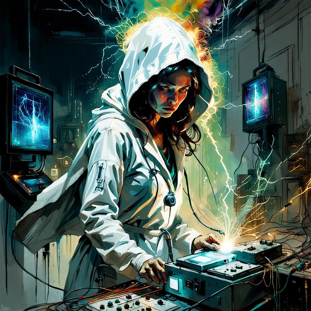 Electricity Experiment: A Volumetric Lighting Masterpiece