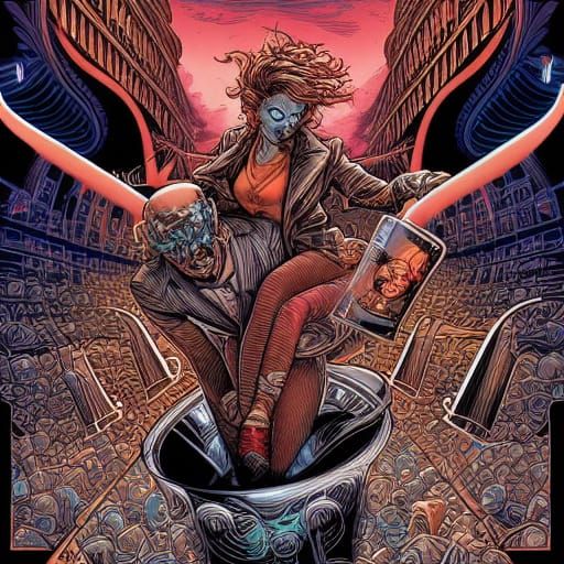 Comic Book Art: Sporadic Indecision in the Now