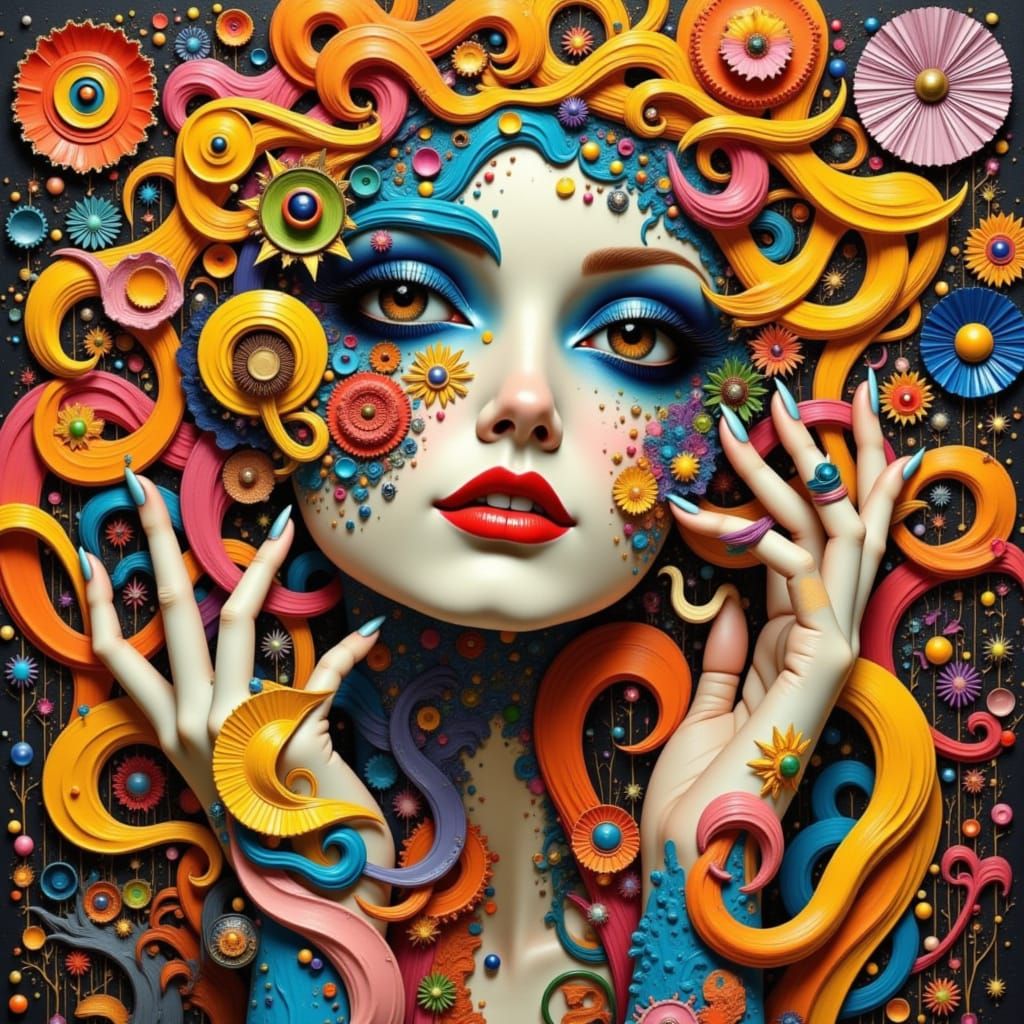 <lora:Weirdly Nouveau:1.0> <lora:Substrata:1.0> <lora:Psychi...