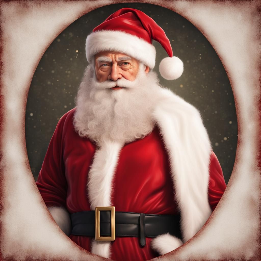 Imaginative Santa Claus Portrait in Empire Style