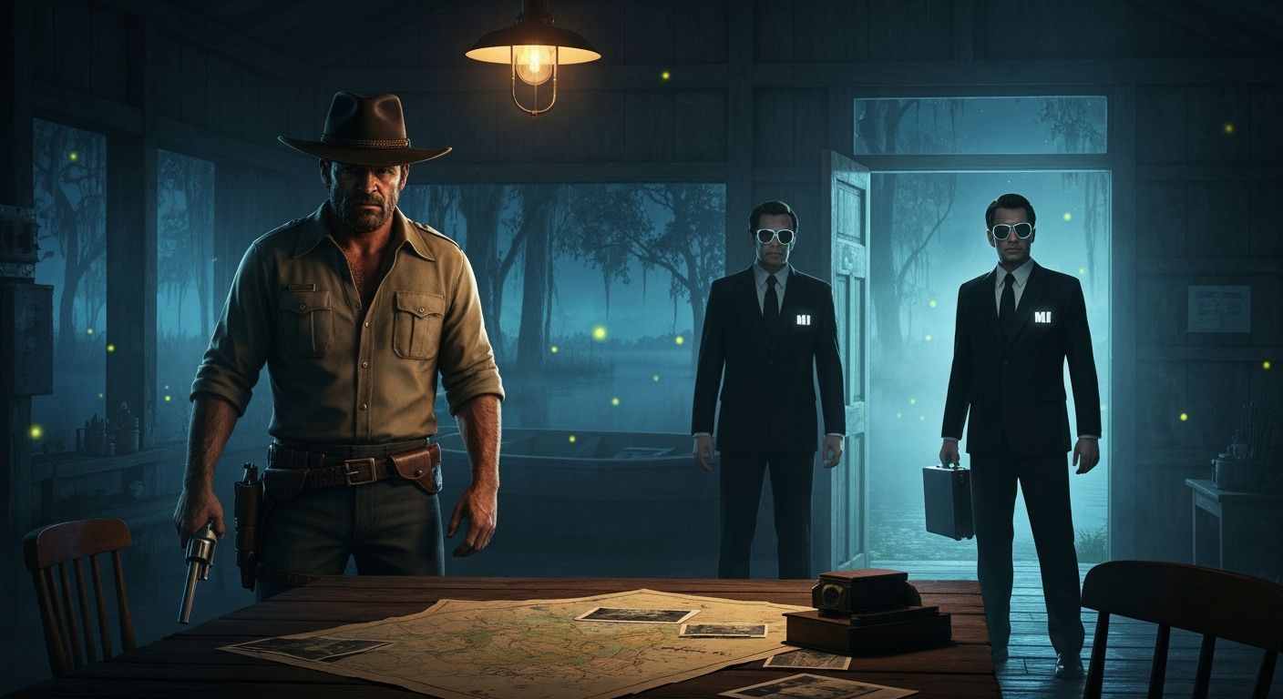 Cajun Lawman Meets MIB in Misty Bayou Noir