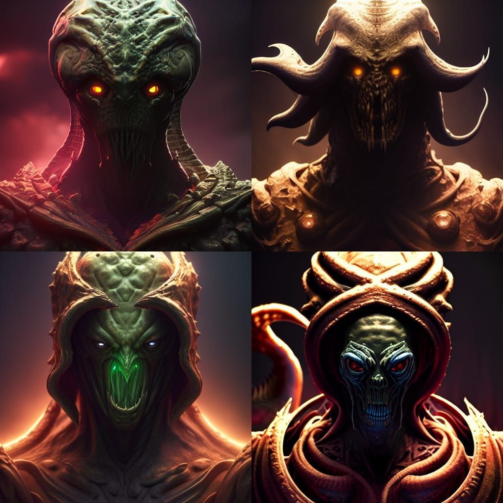 Dark Paladin in Hyperrealistic 3D Shading