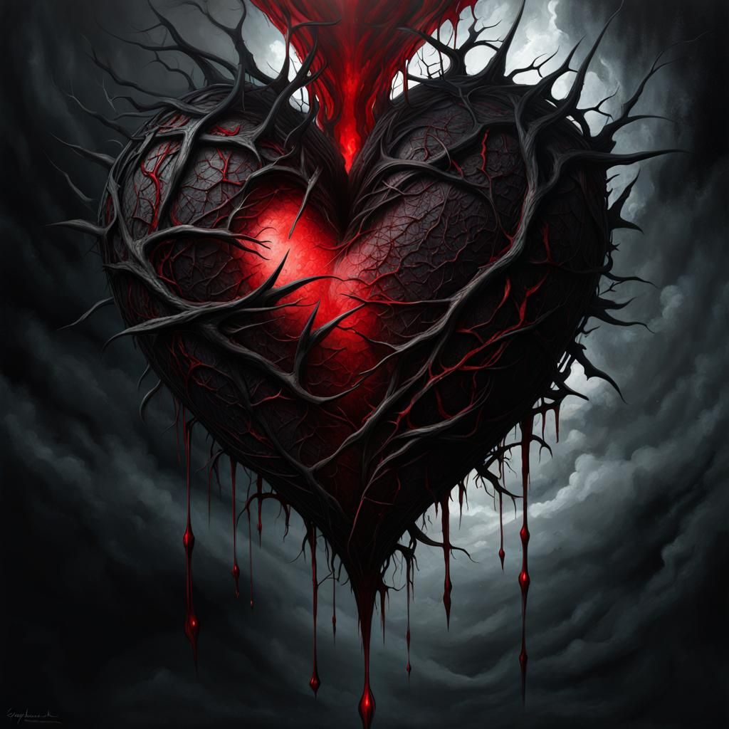 My wounded heart is still beating...