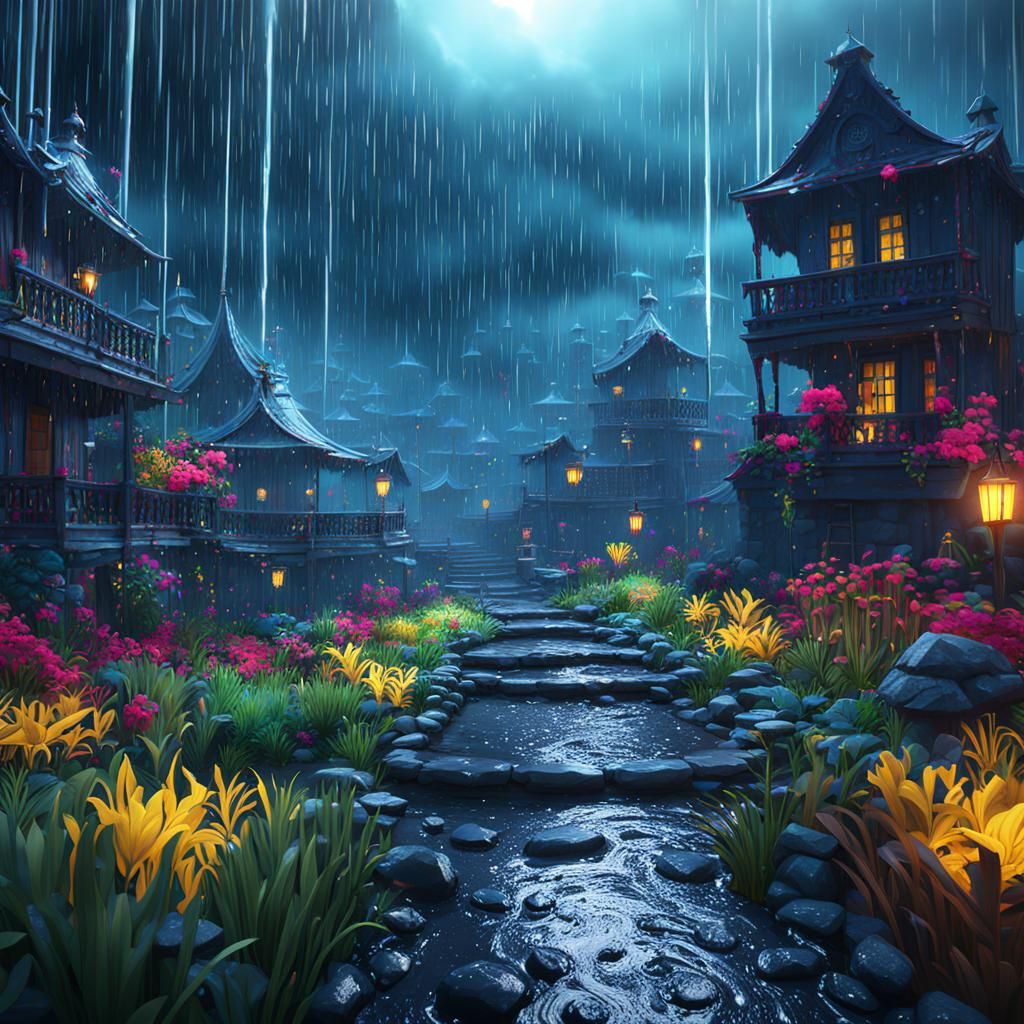 Raining Limbo: Detailed Matte Painting in Unreal Engine 5