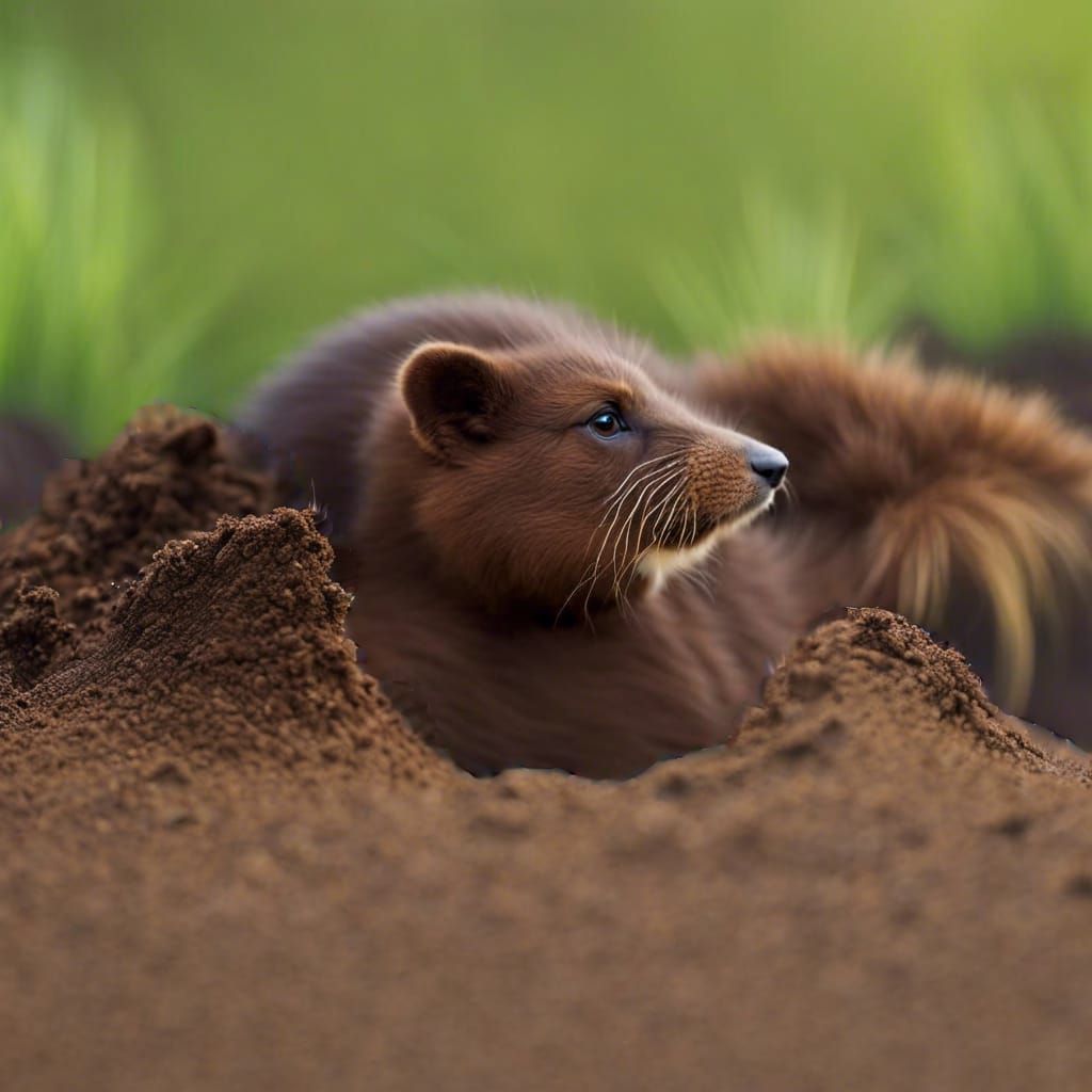 Textured Dark Brown Dirt and Sand Close-Up