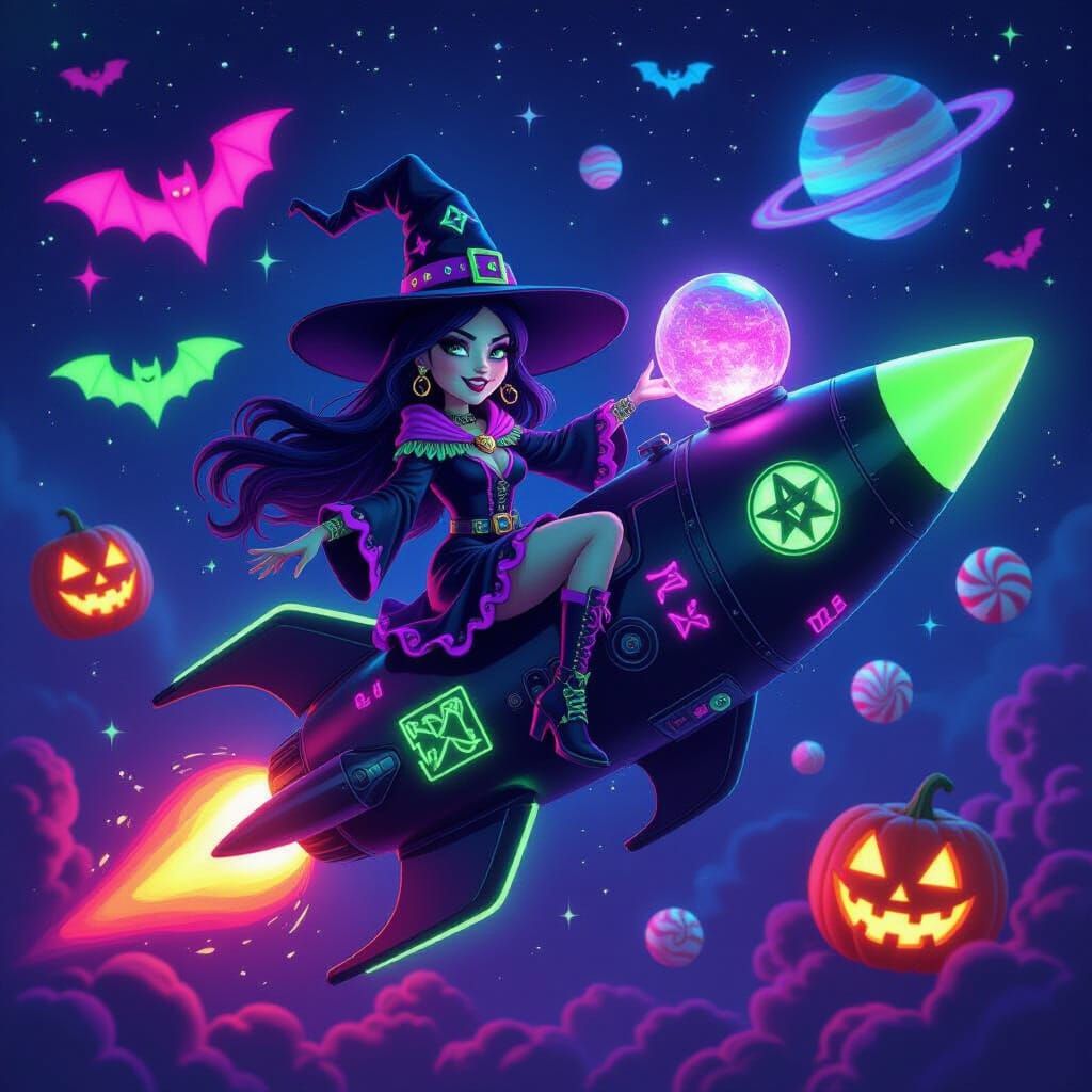 the new witch rocket with integrated crystal ball to better ...