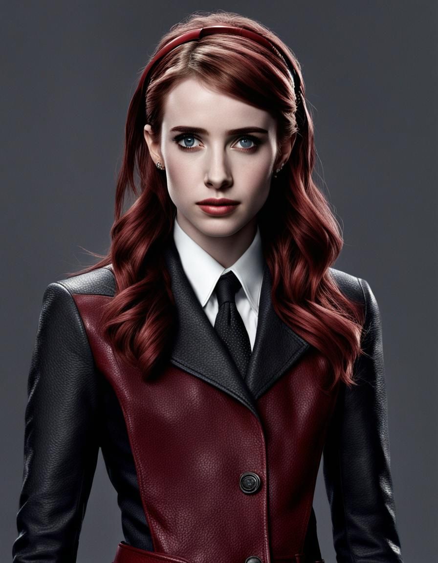 Emma Roberts as Scarlet Witch Cinematic Portrait